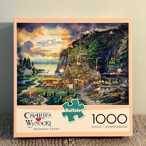 Charles Wysocki - Moonlight & Roses -Buffalo Puzzle 1000 Piece